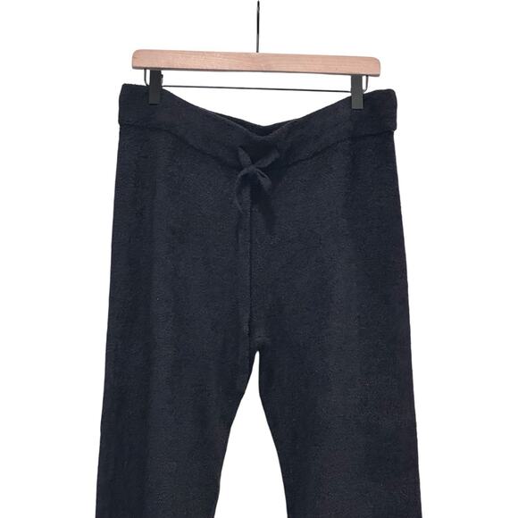 Barefoot Dreams Women's Cozychic Lite Knit Wide Leg Lounge Pants Black Sz L - Picture 5 of 11